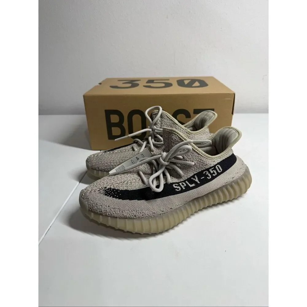 NWT Adidas Yeezy Boost 350 V2 Slate Size 9 Men’s Original Box Beige Black